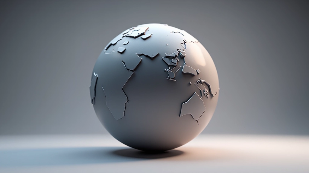 Render 3D de esfera con material procedural y iluminación profesional en Blender
