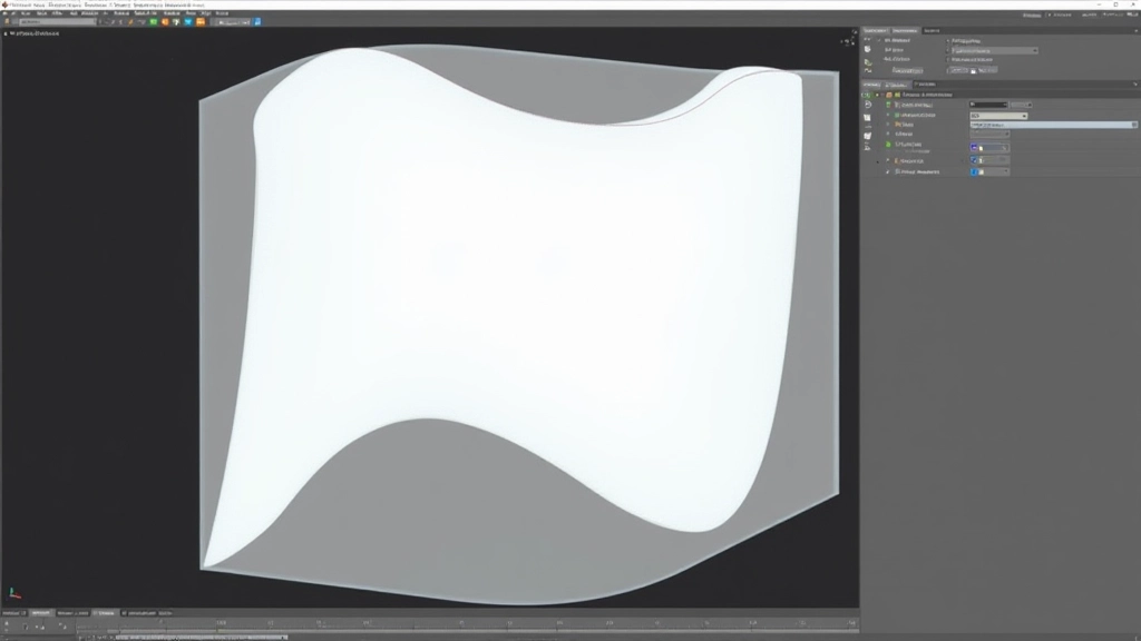 Ventana del editor de curvas en Blender mostrando curvas de Bézier para interpolación de movimiento